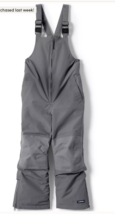 Kids Squall Waterproof Insulated Iron Knee Snow Bibs