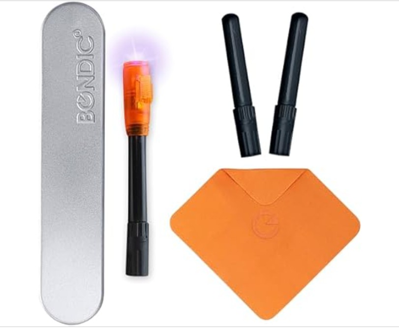 Bondic Pro UV Resin Kit Liquid Plastic Welding Kit, Ultraviolet UV Super Glue, Plastic Repair for Home, Jewelry Adhesive Epoxy for Glass Light