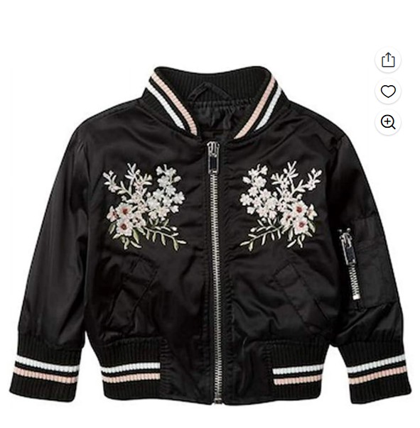 Urban Republic Toddler Girl Faux Leather Moto Jacket, Sizes 2T-4T