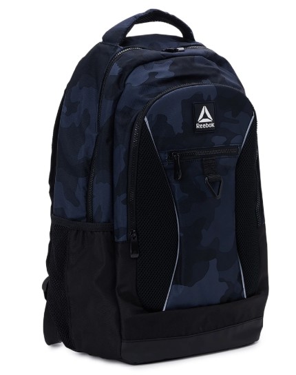 Reebok Unisex Adult Laredo 19.5″ Laptop Backpack, Black Camo