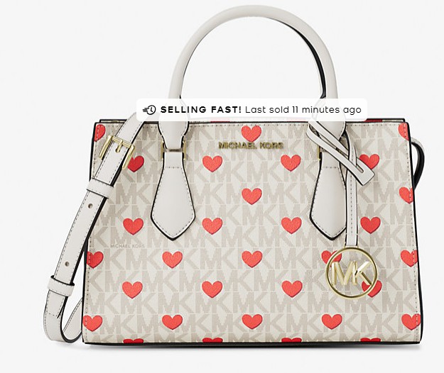 Sheila Small Embellished Signature Logo Satchel