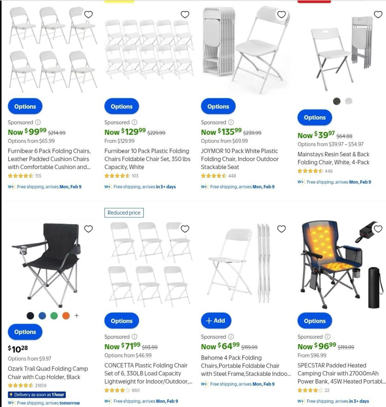 Sale on Folding Chairs