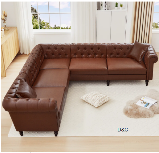 5 – Piece Upholstered Sectional