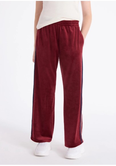 Weekend Academy Girls Velour Track Pants, Size 4-18