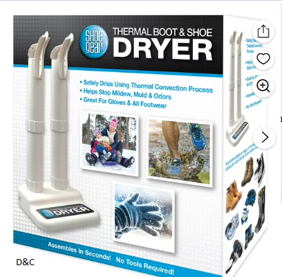 Shoe Gear Plastic Thermal Stack Boot and Shoe Dryer