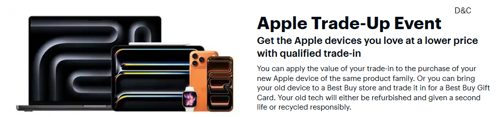 Apple Trade-Up Event at Bestbuy