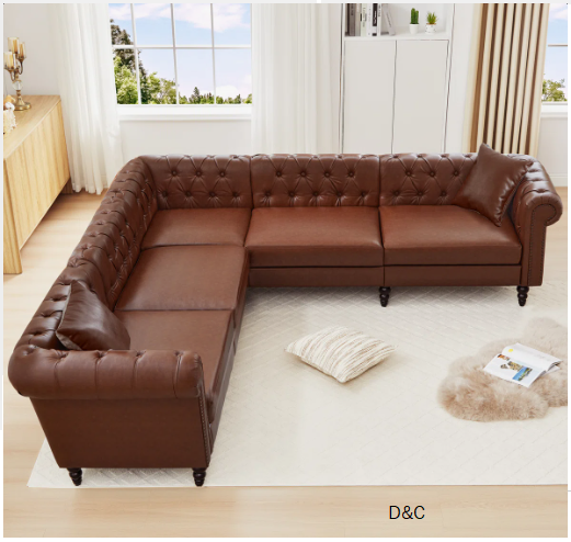 5 – Piece Upholstered Sectional