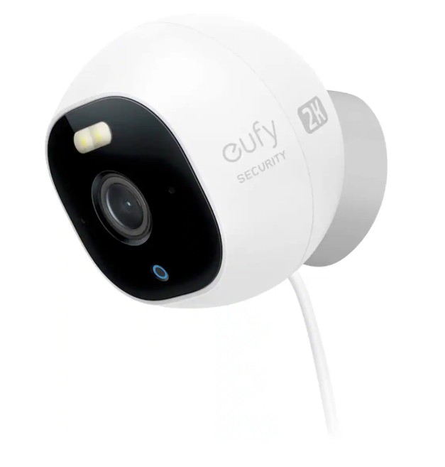 eufy – Outdoor Cam Pro Wired 2K Spotlight Camera – White