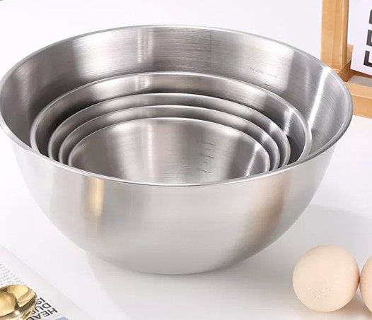 5-Piece Nesting Stainless Steel Bowl Set