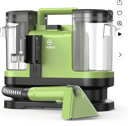 MOOSOO Portable Carpet Cleaner Machine, Upholstery Pet Spot Cleaner, H6