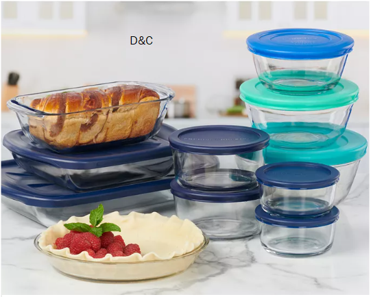 Anchor Hocking 20-Piece Bake, Store & Mix Set