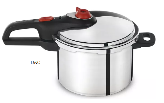 Secure Aluminum 6-Qt. Stovetop Pressure Cooker