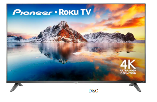Pioneer – 50″ Class LED 4K UHD Smart Roku TV