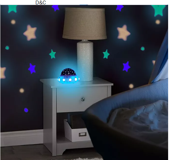 Smart Kids Lamp Projector Universe Incandescent and Night Light