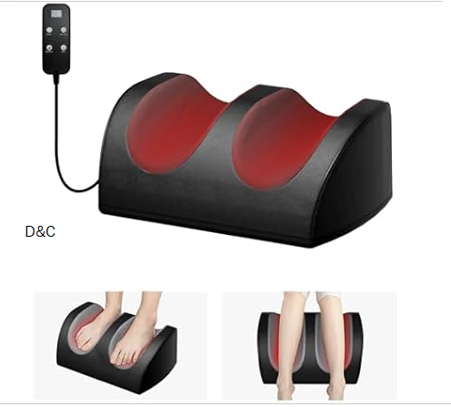 Electric Foot Massager with Cord Remote Control