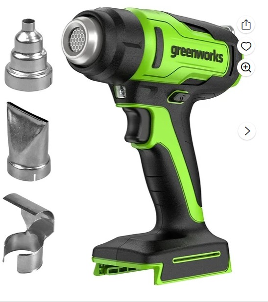 Greenworks 24V Cordless Heat Gun, Battery and Charger Not Included (Tool-Only)
