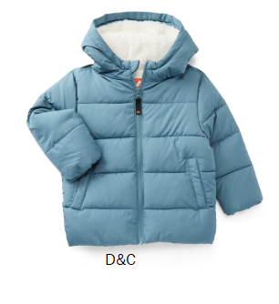 Ozark Trail Toddler Heavyweight Puffer Jacket, Sizes 12M-5T