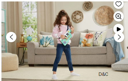 VTech Bluey Bluey’s Keytar with Accessories, Baby and Toddler Toys