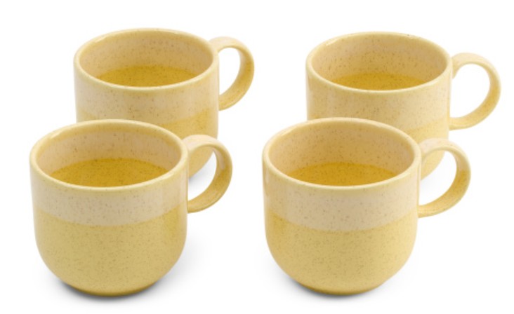 MADE IN COLOMBIA Set Of 4 17oz Tonal Reactive Mugs