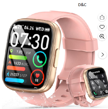 Smart Watch for Men Women (Answer/Make Calls),1.95″ Touchscreen Fitness Tracker