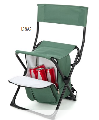 ARROWHEAD OUTDOOR Backrest Stool w/ Cooler Bag
