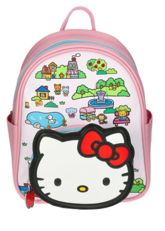 Hello Kitty Fun In The Park Women’s 10.5″ Mini Backpack, Pink