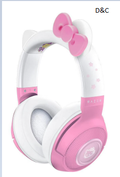 Razer Kraken BT Headset with Bluetooth 5.0, RGB, Hello Kitty & Friends Edition