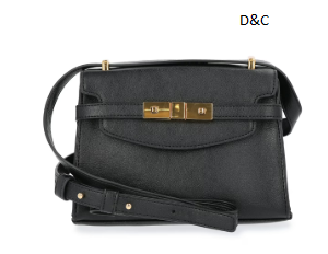 Time and Tru Women’s Faux Leather Rosa Crossbody Bag, Black