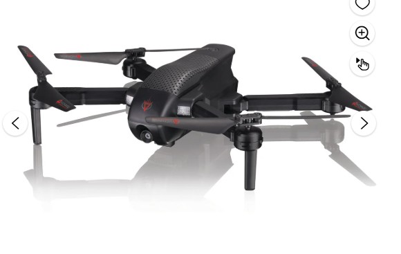 Voyage Aeronautics VA-2500 Premium HD Video Drone with Optical Flow Technology – Black, 14-Inch Wide