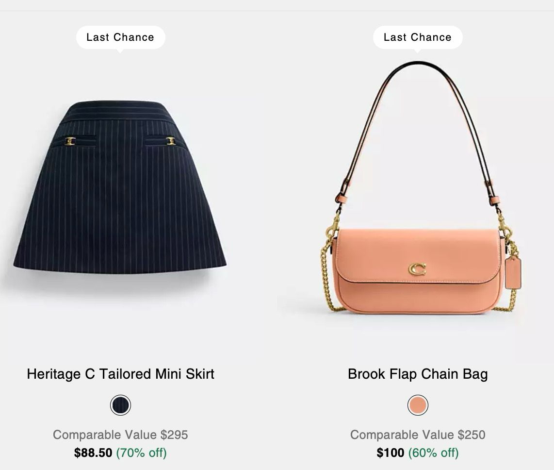 Coach Outlet: Retail Last Chance