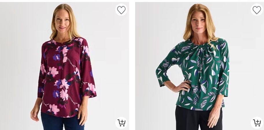 JCPenney: Clearance under $15 (includes home goods, garments, accessories)