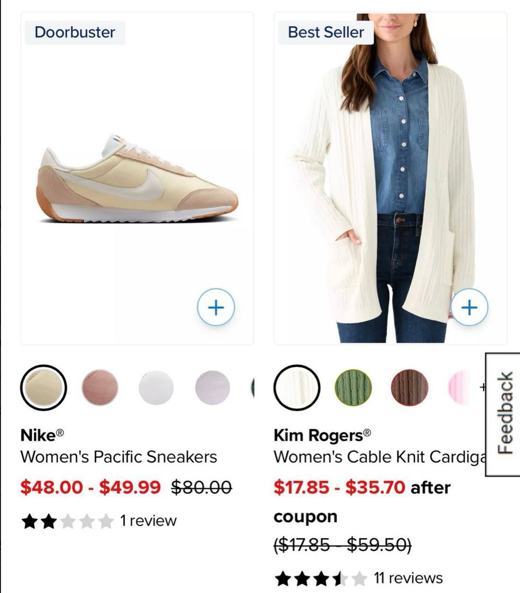 70% off clearance at Belk