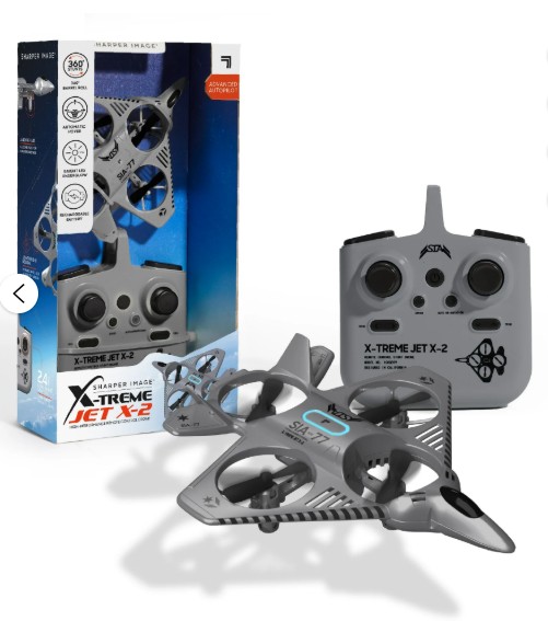 Sharper Image Extreme Jet High-Performance Remote Control Drone with 2.4 GHz Long Range Wireless Control, Grey
