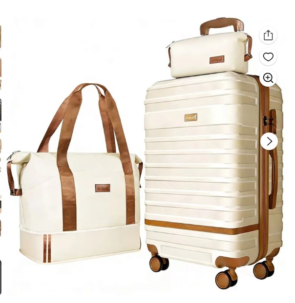 Expandable Suitcase Set Luggage Sets, 20 inch Carry On Luggage with TSA Lock