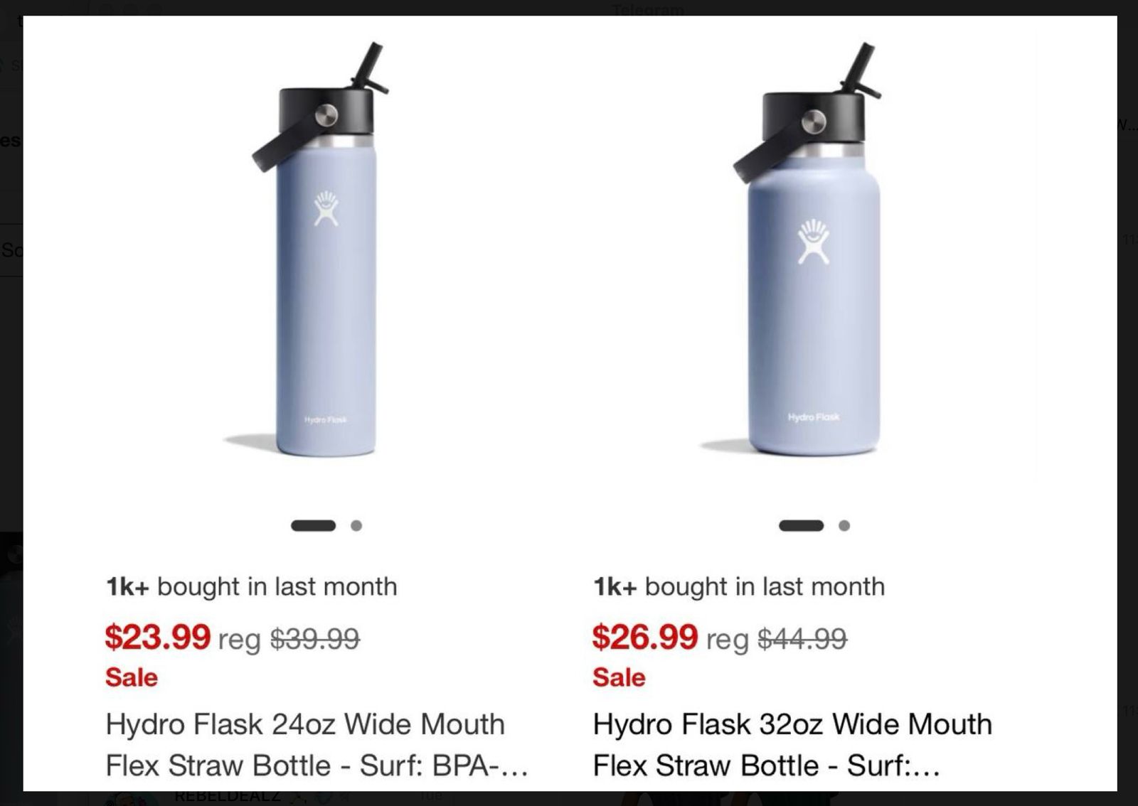 40% off select Hydro Flask tumblers