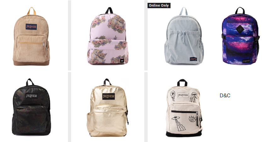 JaneSport BackPacks on huge sale
