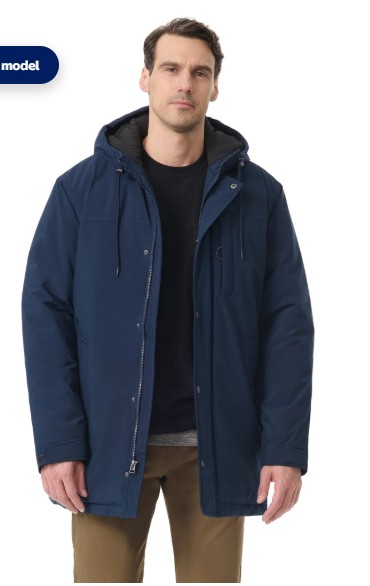 Bass & Co Men’s Storm Coat, Sizes S-3XL