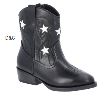 Wonder Nation Little & Big Girls Star Western Cowgirl Boots