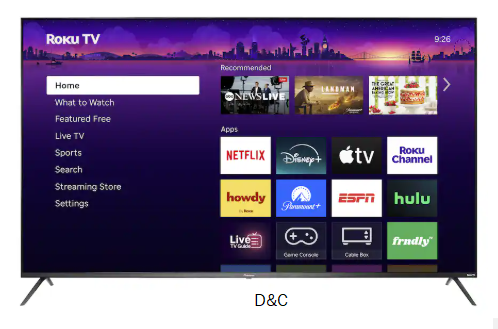 Pioneer – 75″ Class LED 4K UHD Smart Roku TV