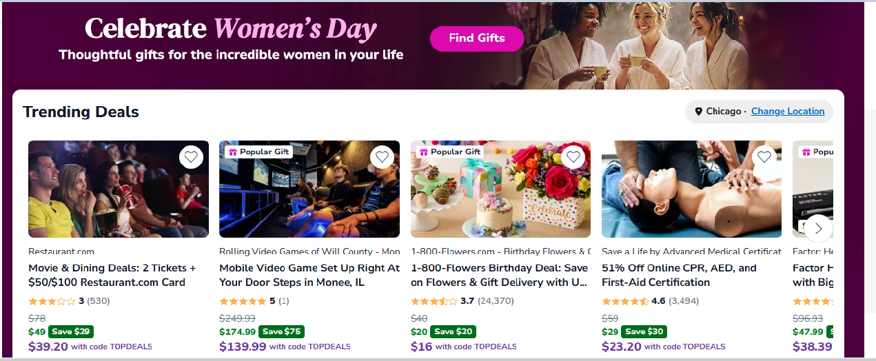 Celebrate Women’s DayGifts for her