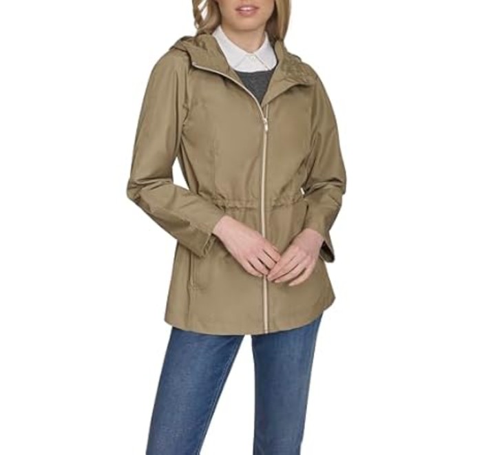 Cole Haan Outerwear Travel Packable Rain Jacket