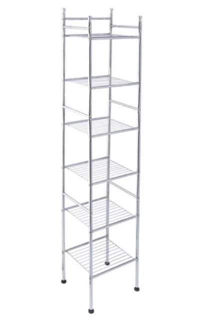 Honey-Can-Do 6 Tier Metal Bathroom Shelf