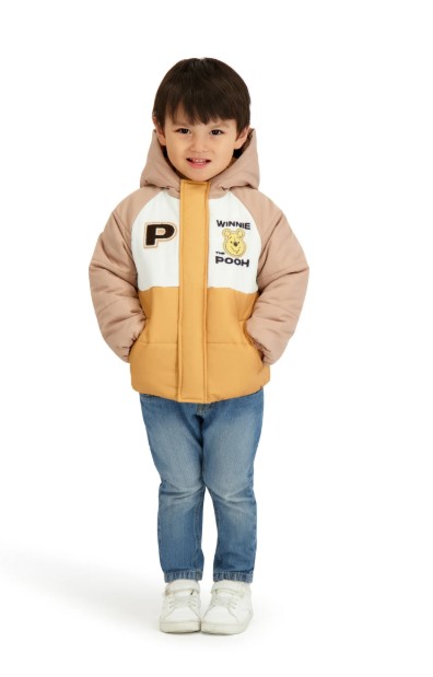 Character Toddler Boy Color- Block Puffer Jacket, Sizes 12M-5T