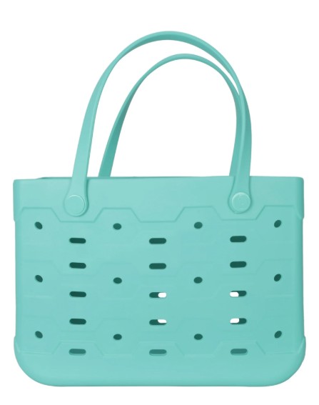 Mainstays Large All Purpose Flex Laundry Tote, Teal – Waterproof & Washable – 18″ W x 8.75″ D x 13″ H