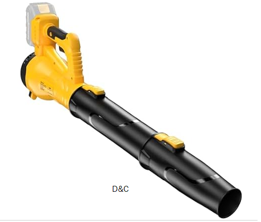 GREENER ​LB05-US Brushless Leaf Blower Compatible with DEWALT Battery 20V MAX, 6-Speed Adjustable, 600CFM/190MPH(Max), Lightweight 2.6LBS (Tool only)