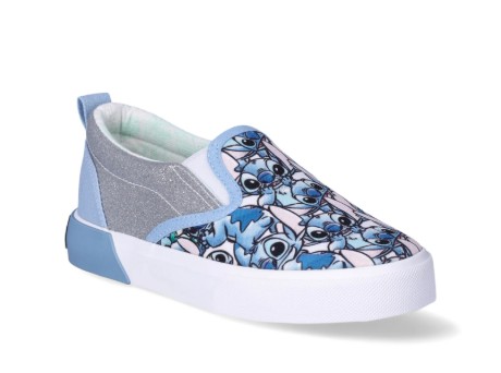 Disney Stitch Girl’s Slip-On Twin Gore Sneakers