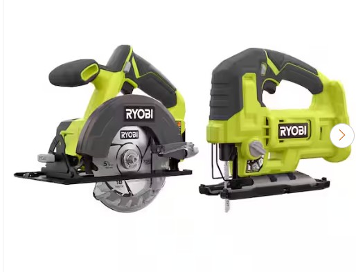 ONE+ 18V Cordless 2-Tool Combo Kit with 5-1/2 in. Circular Saw and Jig Saw (Tools Only)
