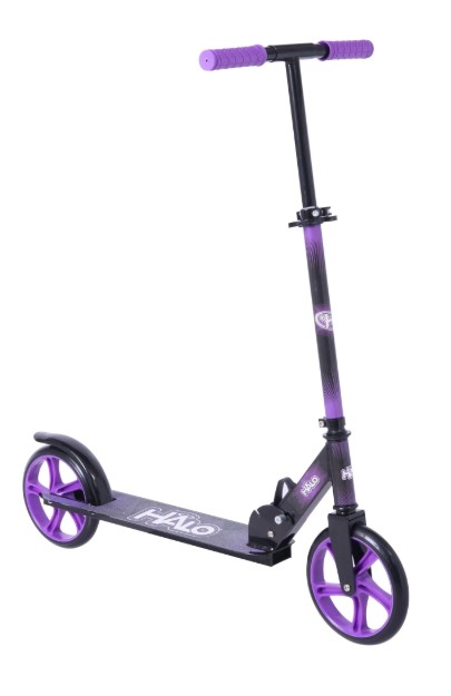 HALO Rise Above Supreme Big Wheel Scooter – Purple – Designed for All Riders (Unisex) – 8″ Wheels