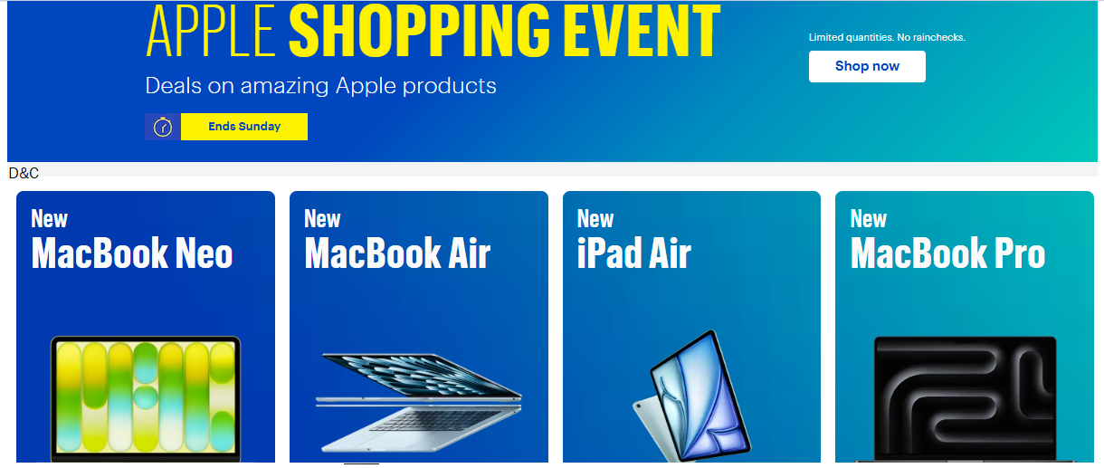 Apple Shopping Event at BestBuy