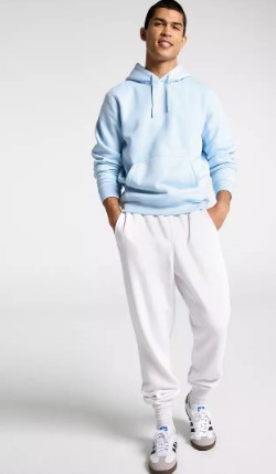 DSG Men’s Classic Fleece Hoodie (Soft Aqua or Neon Bolt) for $9